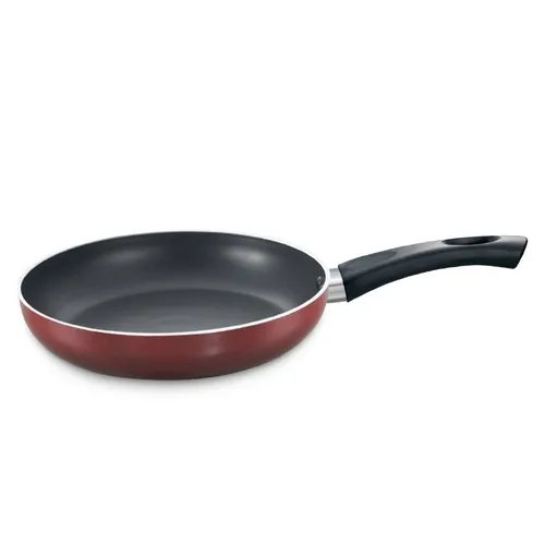Prestige Omega Deluxe Aluminium Induction Base Non-Stick Fry Pan, 20cm (Red)